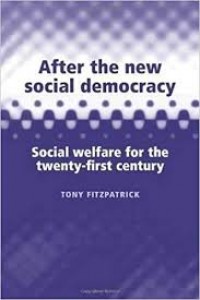 After the new social democracy:social welfare for the twenty-first century