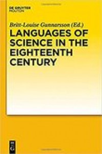 Languages of science in thee eighteenth century