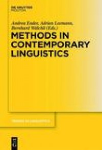 Methods in contemporary linguistics