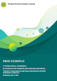 Proceedings 4th International Conference on Handling Non-Communicable Disease (3ndICHNCDs) “Education Transformation through Empowering Education and Health Professionals in Global Era” Wednesday, June 14, 2022