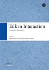 Talk in interaction:comparative dimensions