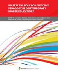 What is the role for effective pedagogy in contemporary higher education?