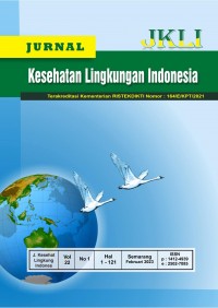 Jurnal Kesehatan Lingkungan Indonesia (JKLI)