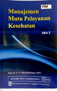 Manajemen Mutu Pelayanan Kesehatan