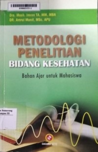 Metodologi Penelitian Bidang Kesehatan