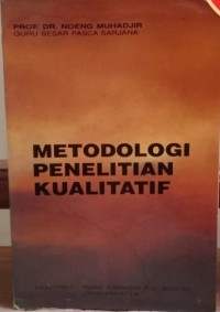 Metodologi Penelitian Kualitatif