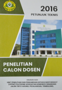 Petunjuk Teknis: Penelitian Calon Dosen