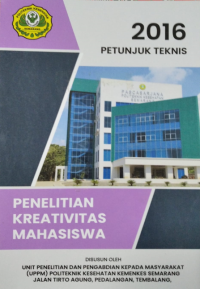 Petunjuk Teknis : Penelitian Kreativitas Mahasiswa