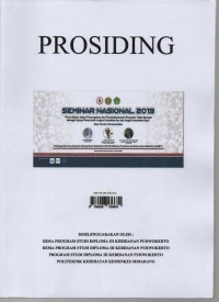 Prosiding Seminar Nasinal 2019 : Peran Bidan dalam Pencegahan dan Penatalaksanaan Penyakit Tidak Menular sebagai Upaya Penurunan Angka Kematian Ibu dan Angka Kematian Bayi