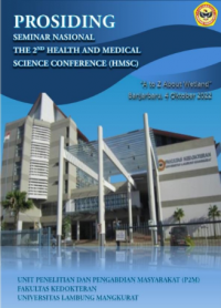 Prosiding Seminar Nasional “The 2nd Health and Medical Science Conference (HMSC): A to Z about Wetland” Banjarbaru, 4 Oktober 2022