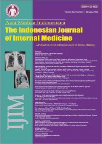 Image of Acta Medica Indonesiana - The Indonesian Journal Of Internal Medicine