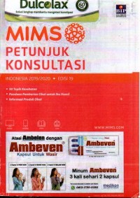 Image of MIMS Petunjuk Konsultasim Indonesia 2019/2020