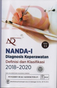 Image of NANDA-I : Diagnosis Keperawatan Definisi dan Klasifikasi 2018 - 2020